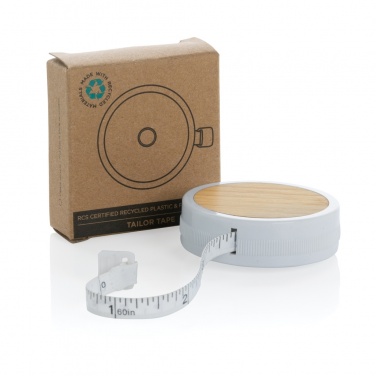 Logo trade business gift photo of: RCS recycled plastic & bamboo tailor tape