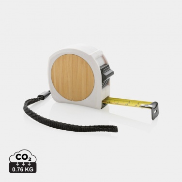 Logotrade advertising product picture of: RCS recycled plastic bamboo tape 5M/19mm