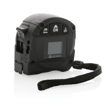 Logo trade promotional items image of: Gear X measuring 5M tape with 30M laser