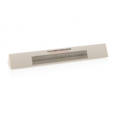 Logotrade promotional giveaways photo of: 15cm. Aluminum triangular ruler
