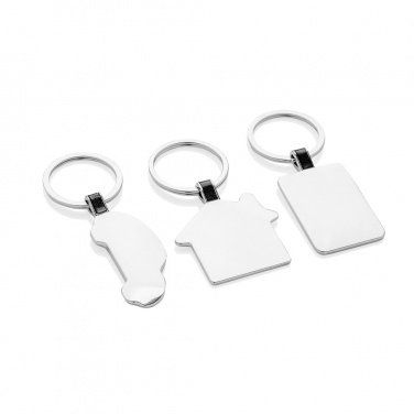 Logotrade promotional merchandise photo of: RCS recycled zinc alloy car keyring