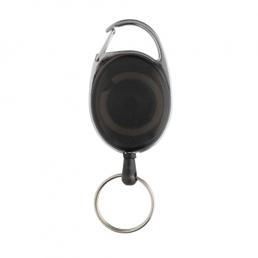 Logotrade promotional gift picture of: RCS recycled ABS roller clip keychain