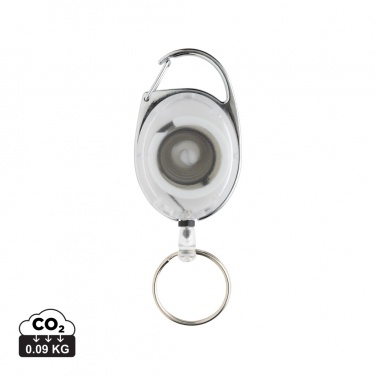 Logotrade corporate gift picture of: RCS recycled ABS roller clip keychain