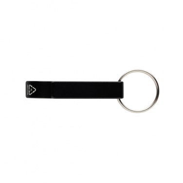 Logo trade corporate gifts image of: RCS recycled aluminum bottle and can opener