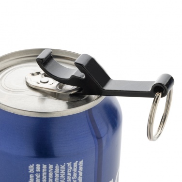 Logotrade promotional merchandise picture of: RCS recycled aluminum bottle and can opener