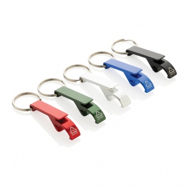 Logotrade business gift image of: RCS recycled aluminum bottle and can opener