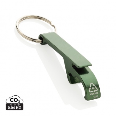 Logo trade corporate gifts picture of: RCS recycled aluminum bottle and can opener