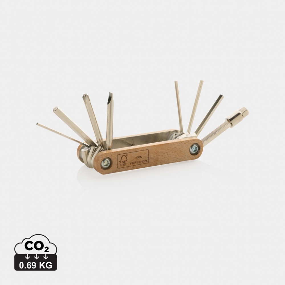 Logo trade promotional gifts image of: Wooden hex tool