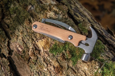 Logotrade promotional item picture of: Wooden multi-tool hammer