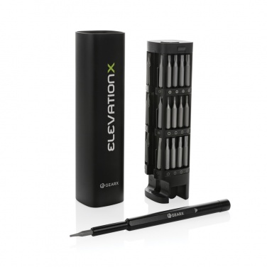 Logotrade promotional giveaways photo of: Gear X RCS recycled aluminum precision screwdriver set 46 pc