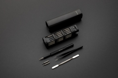 Logo trade promotional item photo of: Gear X RCS recycled aluminum precision screwdriver set 46 pc