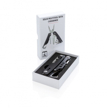 Logotrade promotional gift image of: Solid multitool with carabiner