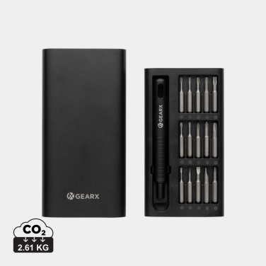 Logotrade promotional giveaway image of: Gear X 31 in 1 precision screwdriver set