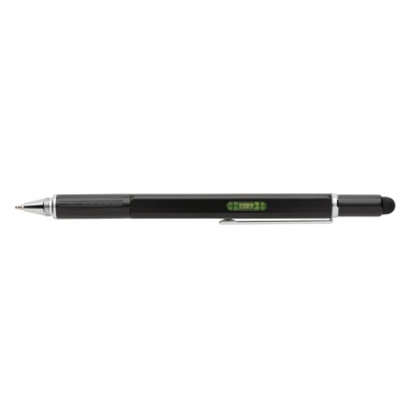 Logo trade business gifts image of: 5-in-1 aluminium toolpen