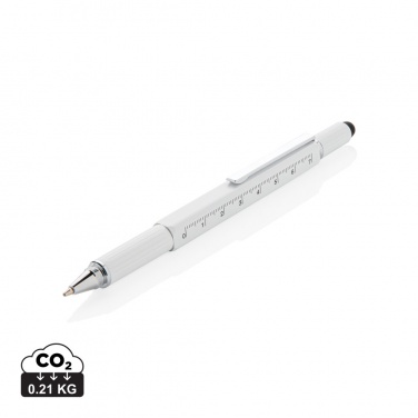 Logotrade promotional merchandise picture of: 5-in-1 aluminium toolpen