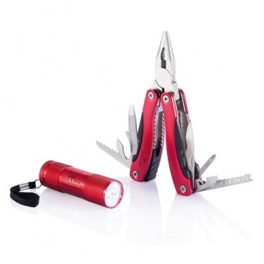 Logo trade promotional items image of: Multitool and torch set