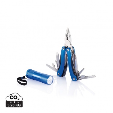 Logo trade promotional products image of: Multitool and torch set