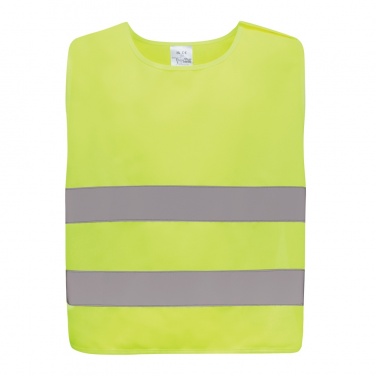 Logotrade promotional product image of: GRS recycled PET high-visibility safety vest 7-12 years