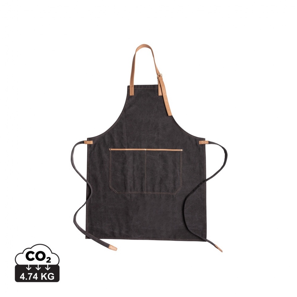 Logo trade promotional giveaway photo of: Deluxe canvas chef apron