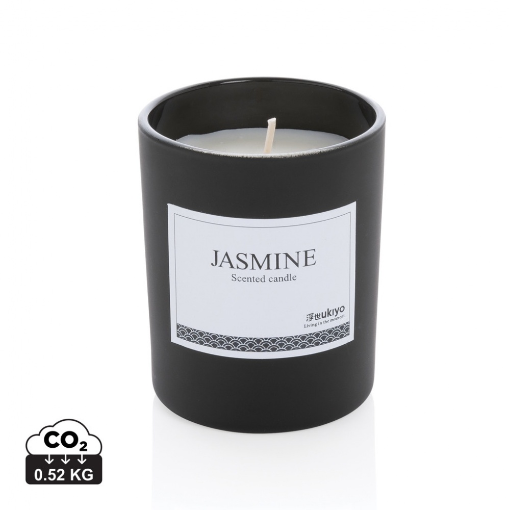 Logo trade corporate gifts image of: Ukiyo small scented candle in glass