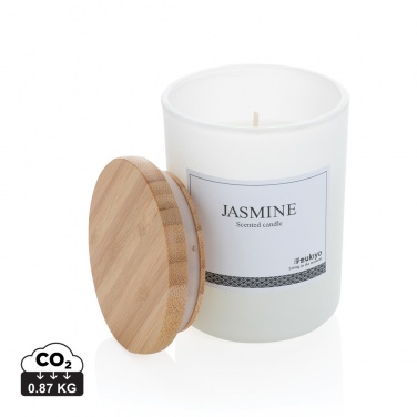 Logotrade business gifts photo of: Ukiyo deluxe scented candle with bamboo lid