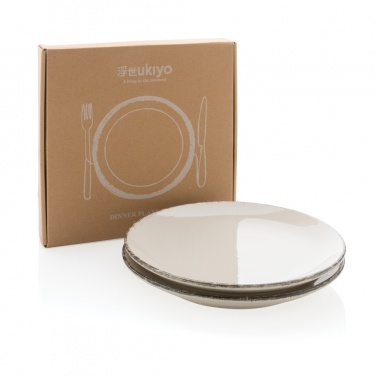 Logo trade promotional gifts image of: Ukiyo dinner plate set of 2