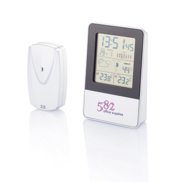 Logo trade promotional merchandise picture of: Indoor/outdoor weather station