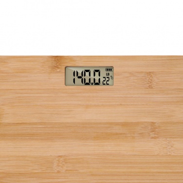 Logotrade promotional giveaways photo of: Grundig Bamboo Digital Body Scale