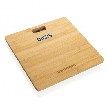 Logotrade promotional item picture of: Grundig Bamboo Digital Body Scale