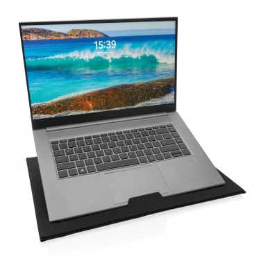 Logo trade promotional gift photo of: Impact AWARE RPET Foldable desk organizer with laptop stand