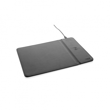 Logotrade corporate gifts photo of: Swiss Peak RCS recycled PU 10W wireless charging mousepad