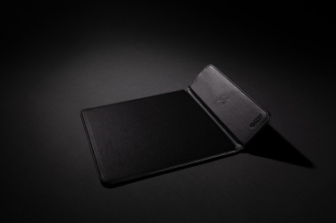 Logo trade promotional giveaways image of: Swiss Peak RCS recycled PU 10W wireless charging mousepad