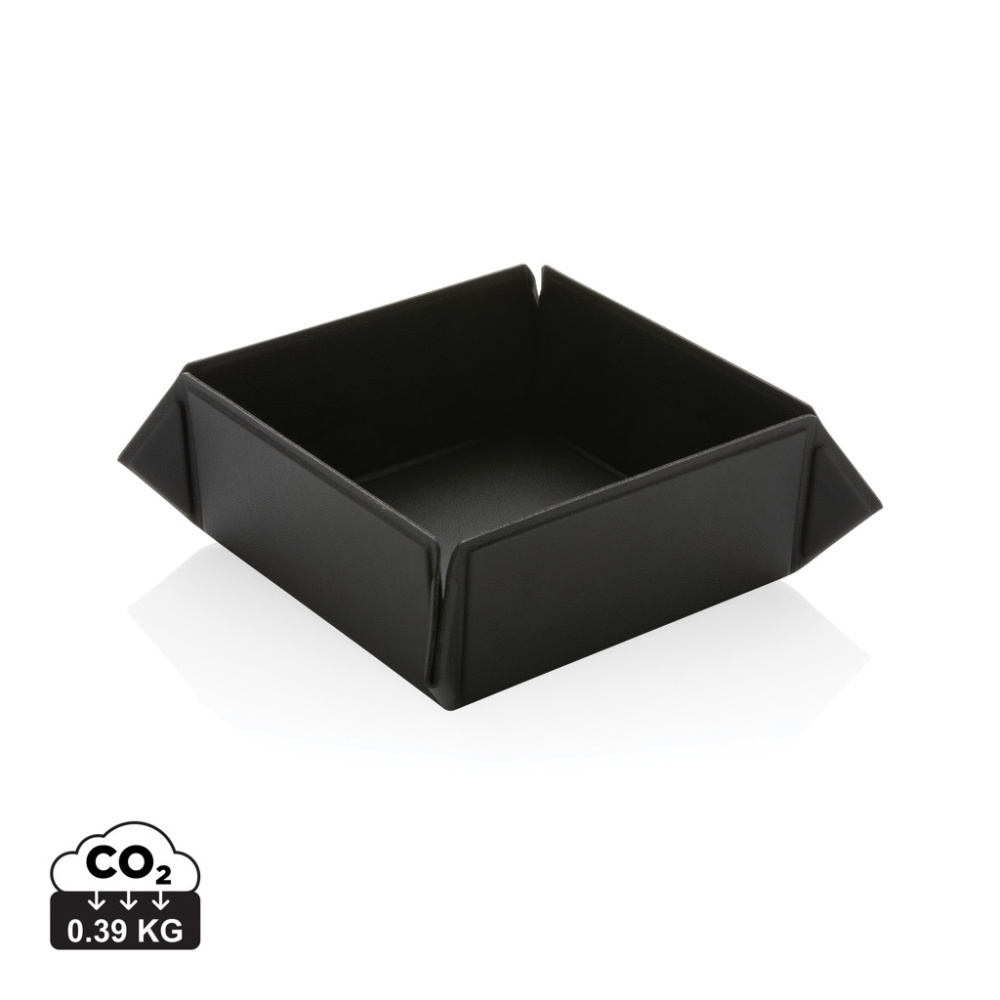 Logo trade promotional items image of: Swiss Peak RCS recycled PU foldable magnetic storage tray
