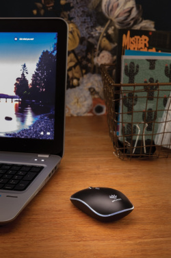 Logotrade corporate gift image of: Light up logo wireless mouse