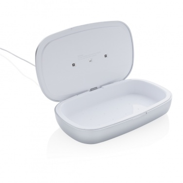 Logotrade promotional product picture of: Rena UV-C steriliser box with 5W wireless charger