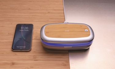 Logotrade promotional giveaways photo of: Rena UV-C steriliser box with 5W wireless charger