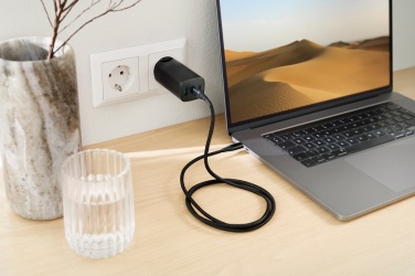 Logotrade advertising product picture of: Philips 65W ultra fast PD 3-port USB wall charger