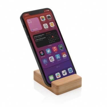 Logotrade promotional gifts photo of: Bamboo phone stand XD