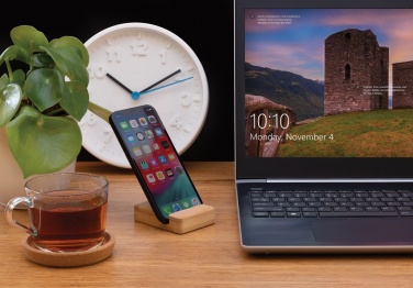 Logotrade corporate gifts photo of: Bamboo phone stand XD
