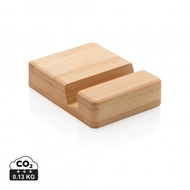 Logo trade advertising products image of: Bamboo phone stand XD