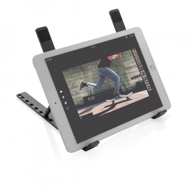 Logo trade advertising product photo of: Terra RCS recycled aluminium universal laptop/tablet stand