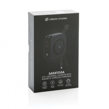 Logotrade promotional items photo of: Urban Vitamin Saratoga 5 in 1 universal charger
