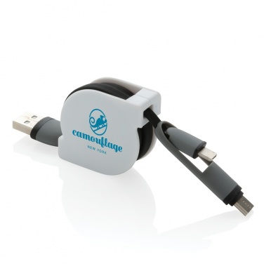 Logotrade promotional giveaway image of: 3-in-1 retractable cable