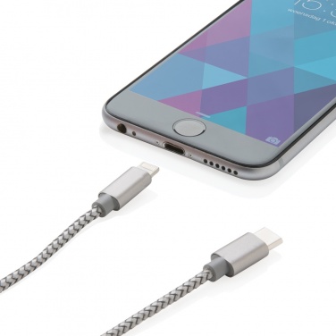 Logo trade advertising products picture of: 3-in-1 braided cable