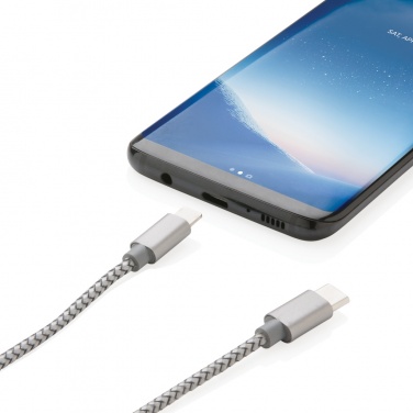 Logo trade business gifts image of: 3-in-1 braided cable