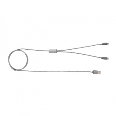 Logotrade promotional product image of: 3-in-1 braided cable