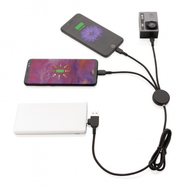 Logo trade business gift photo of: Light up logo 6-in-1 cable