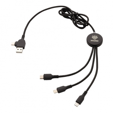 Logo trade advertising products picture of: Light up logo 6-in-1 cable