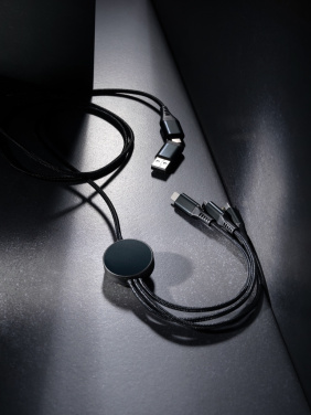 Logotrade promotional giveaways photo of: Terra RCS recycled aluminium 120cm 6-in-1 cable