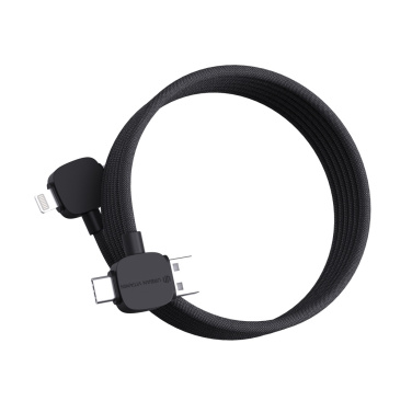 Logo trade business gift photo of: Urban Vitamin Stockton 65W RCS RTPE/RPET magnetic cable